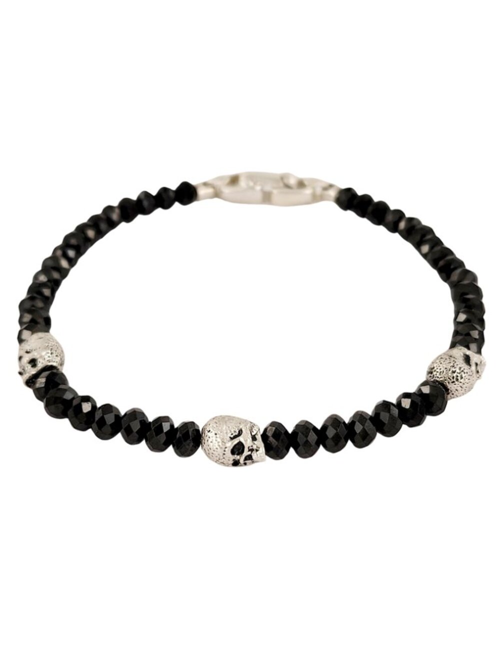 David Yurman Memento Mori Skull Bracelet 925 Sterling Silver *Discontinued*